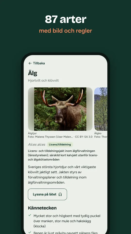 Viltuppslagsverk med 87 arter
